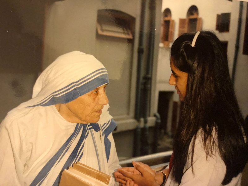 Mother Teresa and Dr. Shah